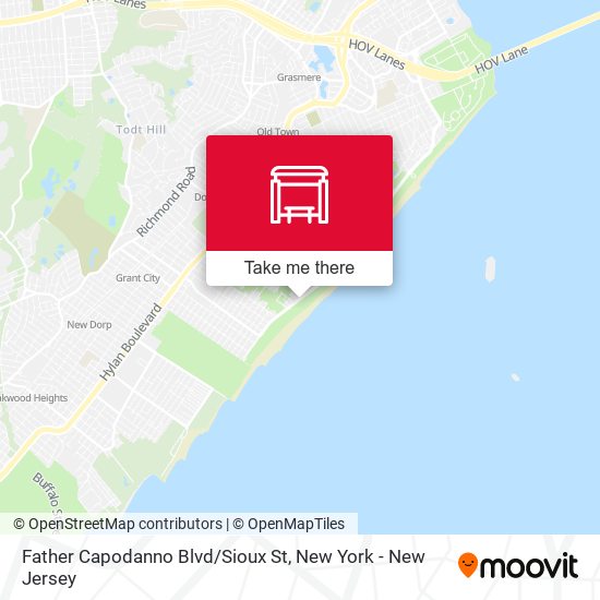 Father Capodanno Blvd/Sioux St map