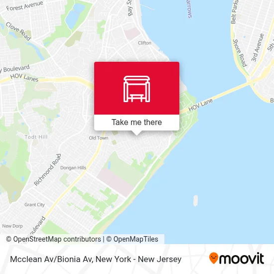 Mcclean Av/Bionia Av map