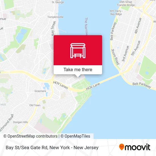 Bay St/Sea Gate Rd map