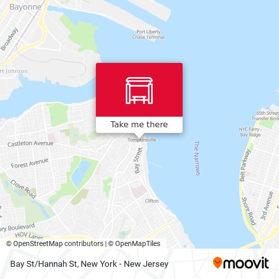 Mapa de Bay St/Hannah St