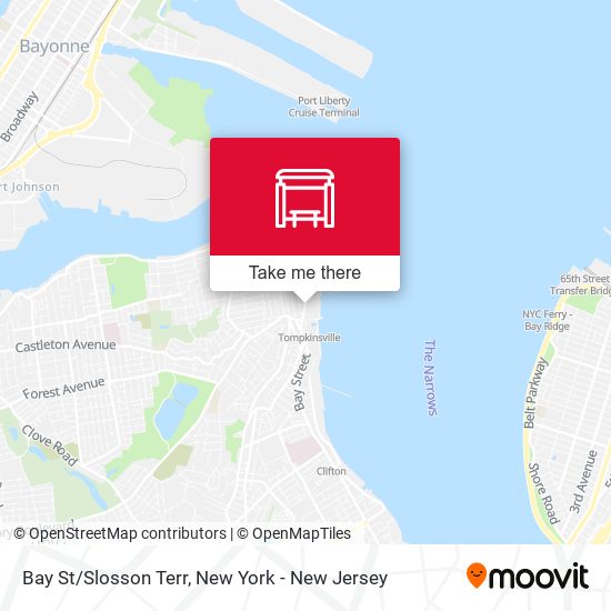 Mapa de Bay St/Slosson Terr