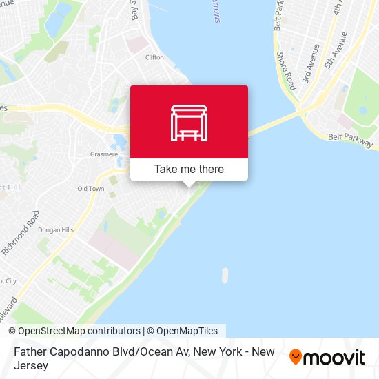 Father Capodanno Blvd/Ocean Av map