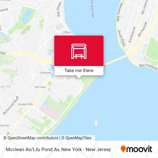 Mcclean Av/Lily Pond Av map