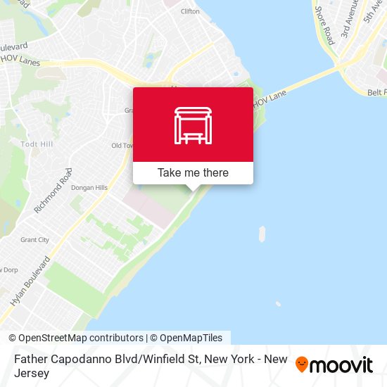 Mapa de Father Capodanno Blvd / Winfield St