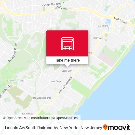 Mapa de Lincoln Av/South Railroad Av