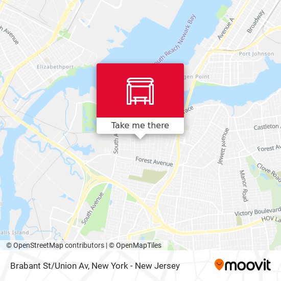Mapa de Brabant St/Union Av
