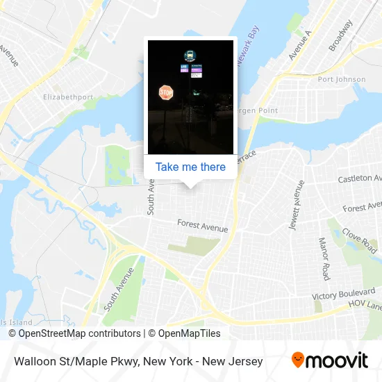 Walloon St/Maple Pkwy map