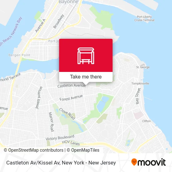 Castleton Av/Kissel Av map