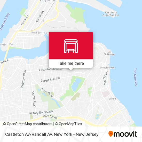 Castleton Av/Randall Av map