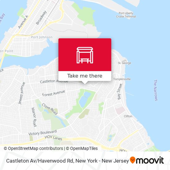 Castleton Av/Havenwood Rd map
