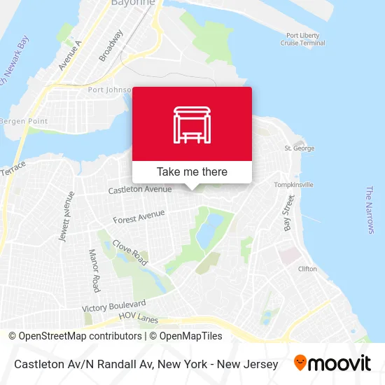 Castleton Av/N Randall Av map