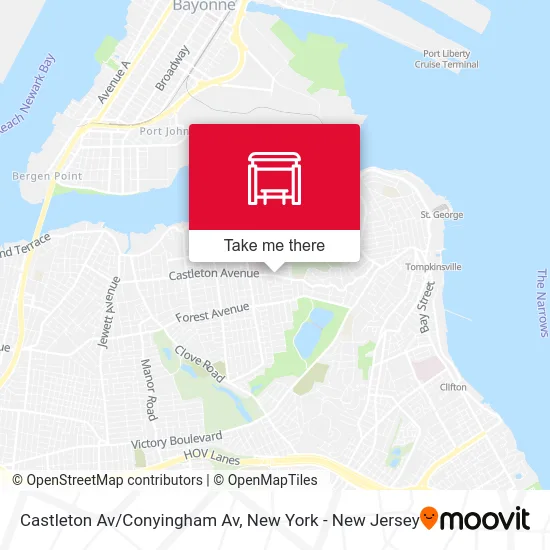Castleton Av/Conyingham Av map