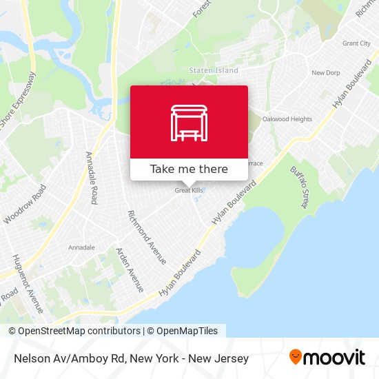 Mapa de Nelson Av/Amboy Rd