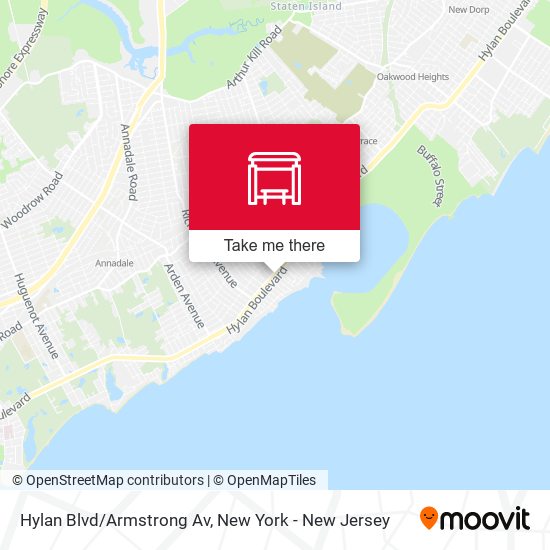 Mapa de Hylan Blvd/Armstrong Av
