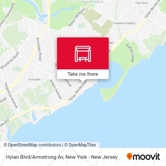 Hylan Blvd/Armstrong Av map