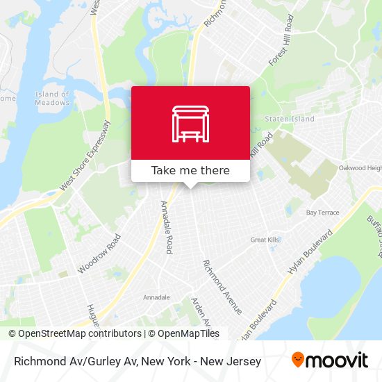 Mapa de Richmond Av/Gurley Av