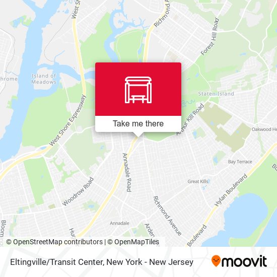 Mapa de Eltingville/Transit Center