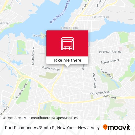 Port Richmond Av/Smith Pl map