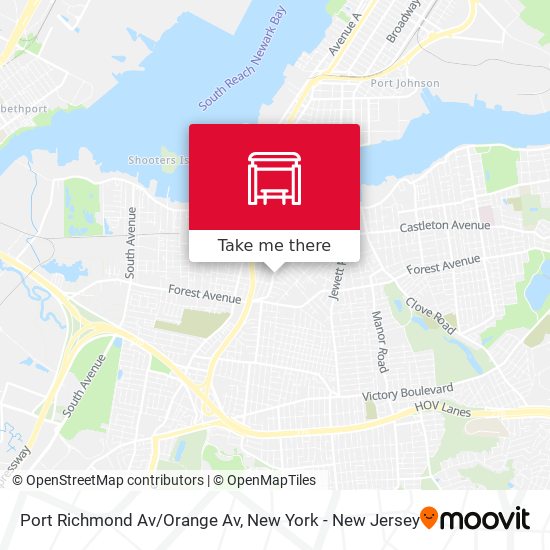 Port Richmond Av/Orange Av map
