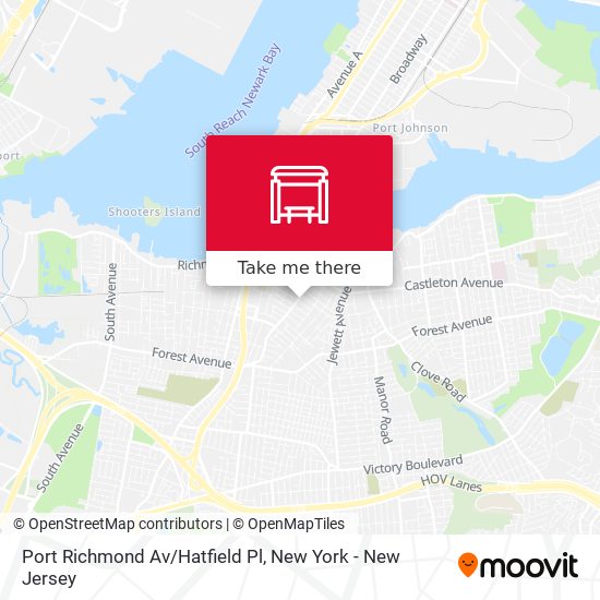 Mapa de Port Richmond Av/Hatfield Pl