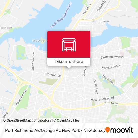 Port Richmond Av/Orange Av map