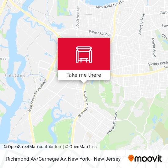 Mapa de Richmond Av/Carnegie Av