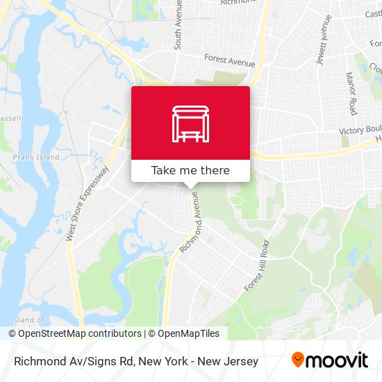 Richmond Av/Signs Rd map