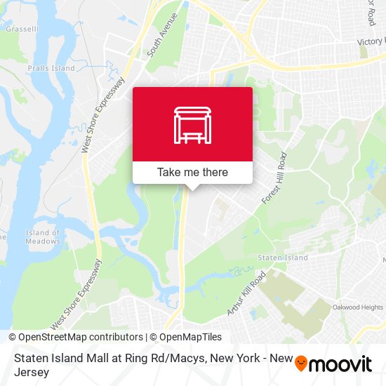 Staten Island Mall at Ring Rd / Macys map