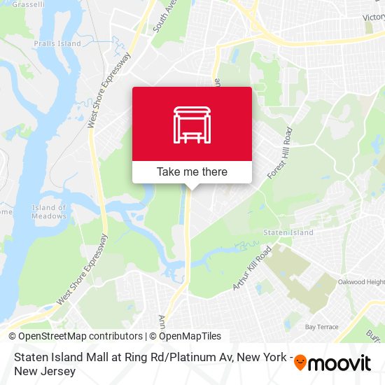 Staten Island Mall at Ring Rd / Platinum Av map