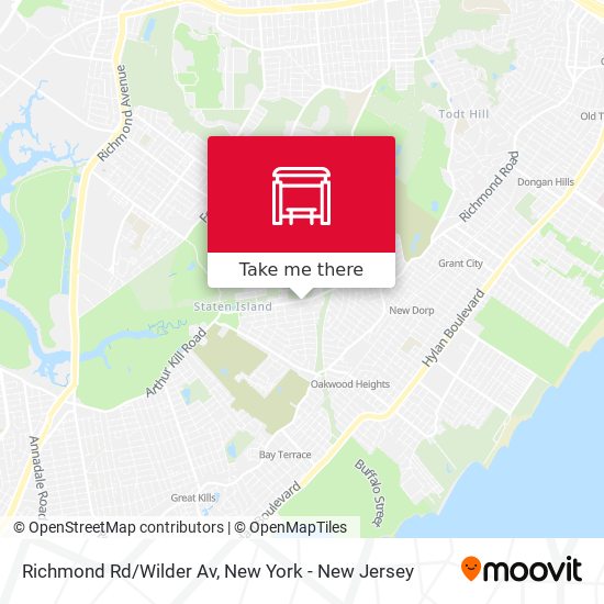 Mapa de Richmond Rd/Wilder Av