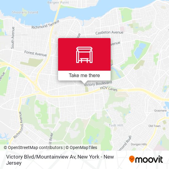 Victory Blvd/Mountainview Av map