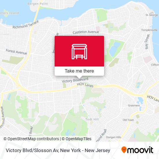 Mapa de Victory Blvd/Slosson Av