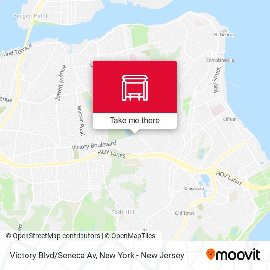 Mapa de Victory Blvd/Seneca Av