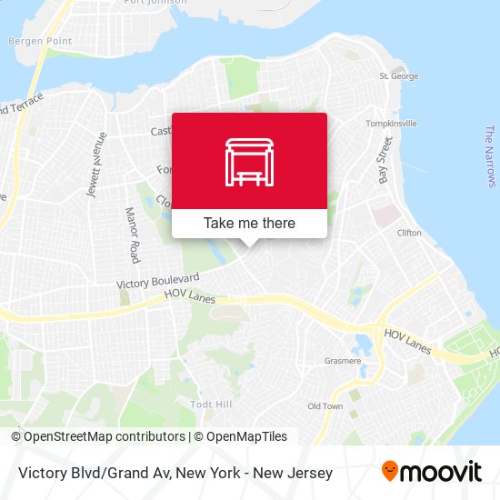 Mapa de Victory Blvd/Grand Av
