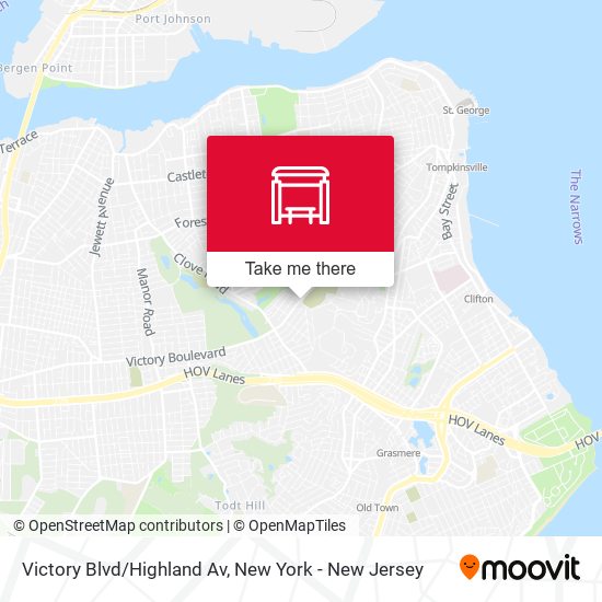 Mapa de Victory Blvd/Highland Av