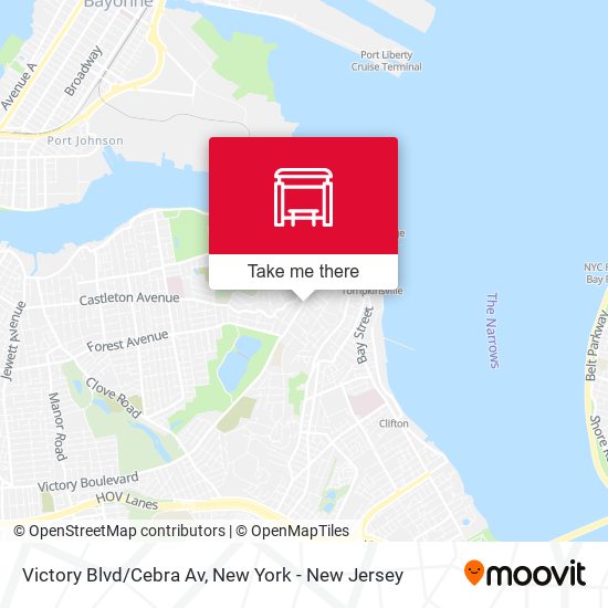 Mapa de Victory Blvd/Cebra Av