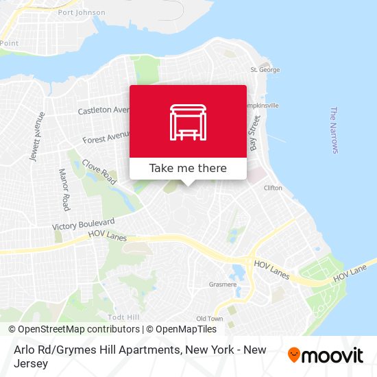 Mapa de Arlo Rd/Grymes Hill Apartments