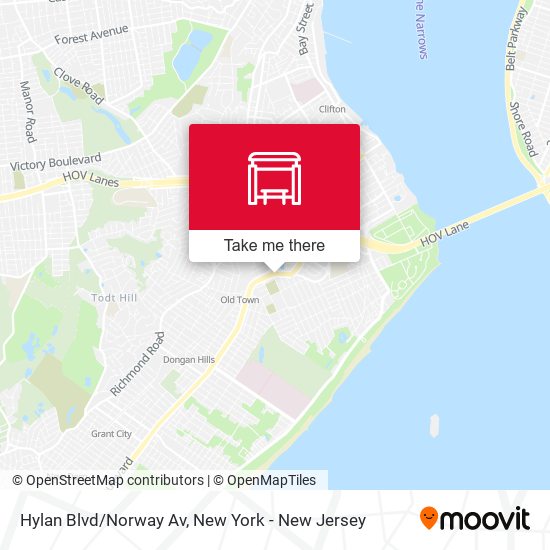 Hylan Blvd/Norway Av map