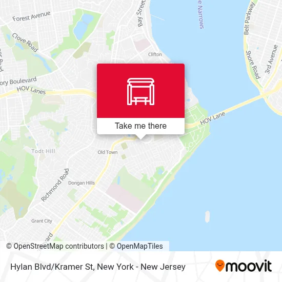 Hylan Blvd/Kramer St map