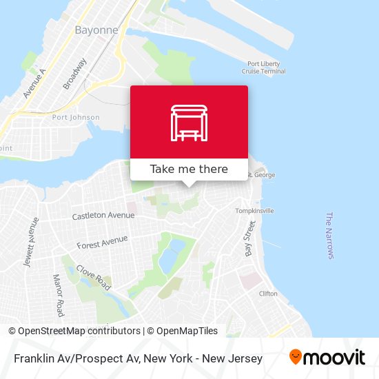 Mapa de Franklin Av/Prospect Av