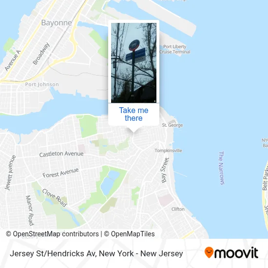 Jersey St/Hendricks Av map