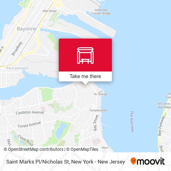 Saint Marks Pl/Nicholas St map