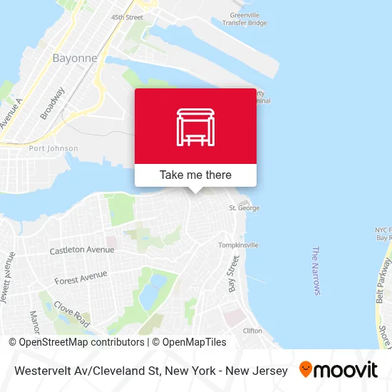 Westervelt Av/Cleveland St map