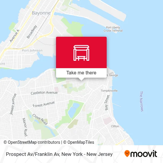 Prospect Av/Franklin Av map