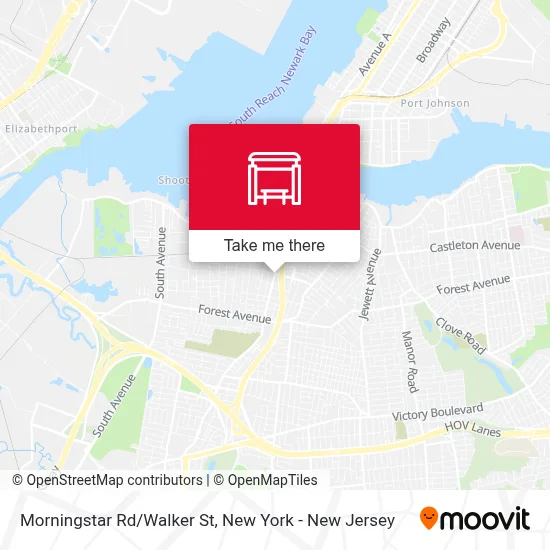 Morningstar Rd/Walker St map