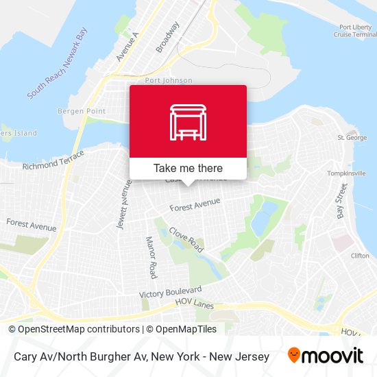 Mapa de Cary Av/North Burgher Av