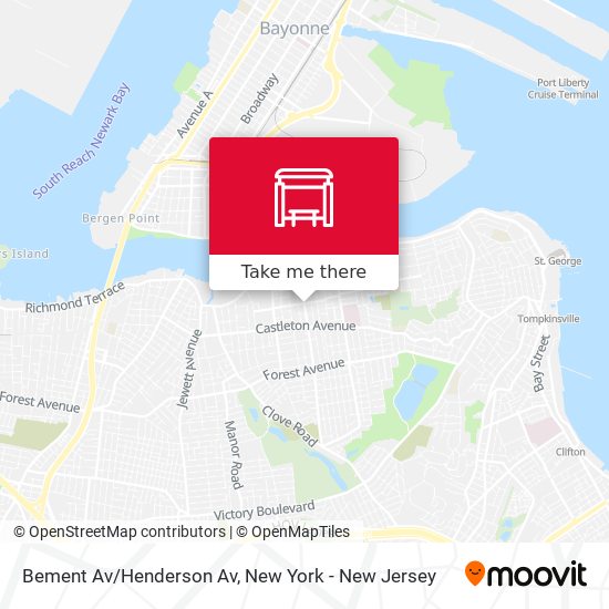 Mapa de Bement Av/Henderson Av
