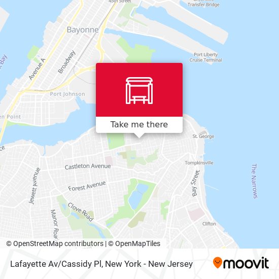 Mapa de Lafayette Av/Cassidy Pl