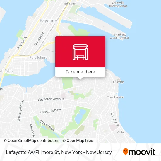 Lafayette Av/Fillmore St map