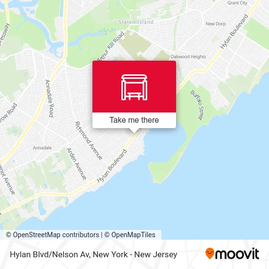 Hylan Blvd/Nelson Av map